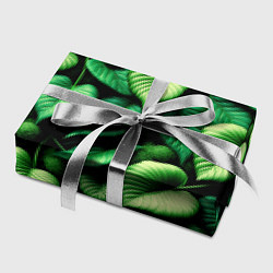 Бумага для упаковки Зеленые листья и мох, цвет: 3D-принт — фото 2