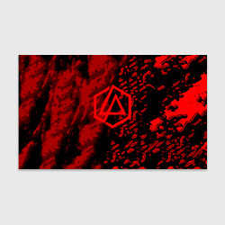 Бумага для упаковки Linkin park red logo, цвет: 3D-принт