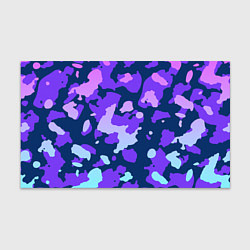 Бумага для упаковки Паттерн с розовыми фиолетовыми и голубыми пятнами, цвет: 3D-принт