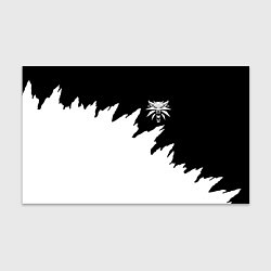 Бумага для упаковки Ведьмак белое лого краски, цвет: 3D-принт