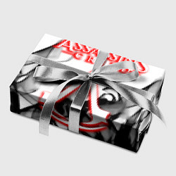 Бумага для упаковки Assassins Creed огненное лого гейм, цвет: 3D-принт — фото 2
