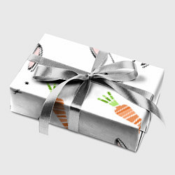 Бумага для упаковки Морковный зая, цвет: 3D-принт — фото 2