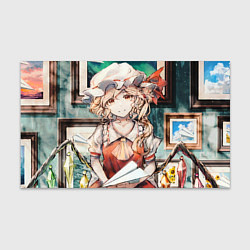 Бумага для упаковки Touhou Project Flandre милая с бумажным самолётико, цвет: 3D-принт