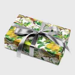 Бумага для упаковки Груша и птичка зеленушка, цвет: 3D-принт — фото 2
