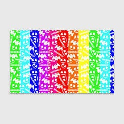 Бумага для упаковки Marshmello rainbow, цвет: 3D-принт