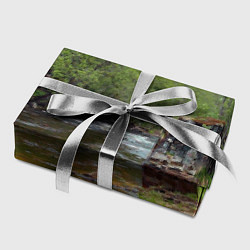 Бумага для упаковки Природа России разрушенный мост, цвет: 3D-принт — фото 2