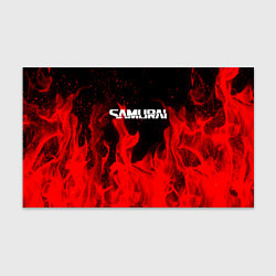 Бумага для упаковки Samurai fire red, цвет: 3D-принт