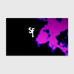 Бумага для упаковки Sally Face неон краски, цвет: 3D-принт