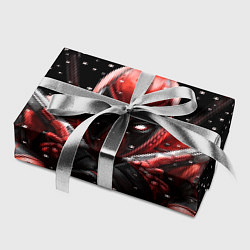 Бумага для упаковки Новогодний Дэдпул, цвет: 3D-принт — фото 2