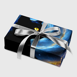 Бумага для упаковки Кот на фоне космоса, цвет: 3D-принт — фото 2
