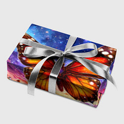 Бумага для упаковки Бабочка в космосе, цвет: 3D-принт — фото 2