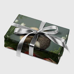 Бумага для упаковки Ежик и цыпленок обнимаются, цвет: 3D-принт — фото 2