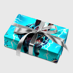 Бумага для упаковки Корова в разрядах молнии, цвет: 3D-принт — фото 2