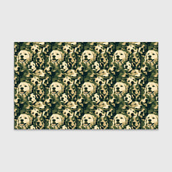 Бумага для упаковки Камуфляжные собаки, цвет: 3D-принт