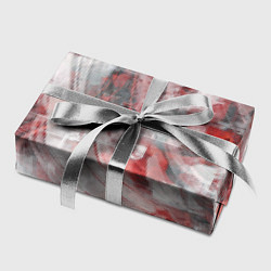 Бумага для упаковки Абстракция - white spots on red, цвет: 3D-принт — фото 2