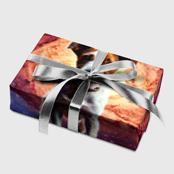 Бумага для упаковки Фокстерьер в космосе, цвет: 3D-принт — фото 2