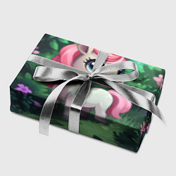 Бумага для упаковки Единорожка с розовой гривой, цвет: 3D-принт — фото 2