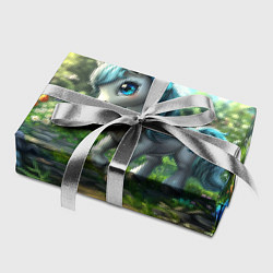 Бумага для упаковки Единорожка в дневном лесу, цвет: 3D-принт — фото 2