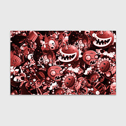 Бумага для упаковки Растения против зомби в красном цвете, цвет: 3D-принт