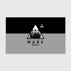Бумага для упаковки 30 Seconds to Mars - poster, цвет: 3D-принт