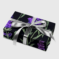 Бумага для упаковки Лаванда винтажный узор, цвет: 3D-принт — фото 2