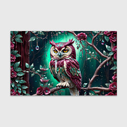 Бумага для упаковки Волшебная сова в самоцветном лесу, цвет: 3D-принт