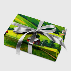 Бумага для упаковки Русская деревенька, цвет: 3D-принт — фото 2