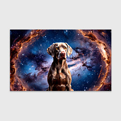 Бумага для упаковки Веймаранер в космосе, цвет: 3D-принт