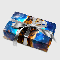 Бумага для упаковки Волкодав в космосе, цвет: 3D-принт — фото 2