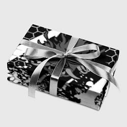 Бумага для упаковки Samurai соты краски, цвет: 3D-принт — фото 2