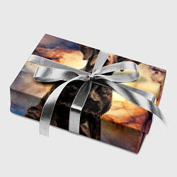 Бумага для упаковки Курцхаар и космос, цвет: 3D-принт — фото 2