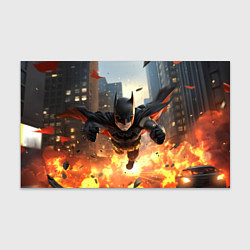 Бумага для упаковки Бэтмен в полете над огнем, цвет: 3D-принт
