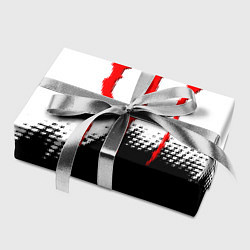 Бумага для упаковки Monster energy чёрно белые краски, цвет: 3D-принт — фото 2