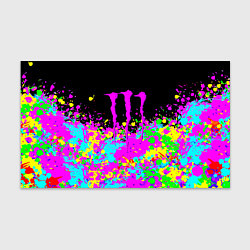 Бумага для упаковки Monster energy краски неоновые, цвет: 3D-принт