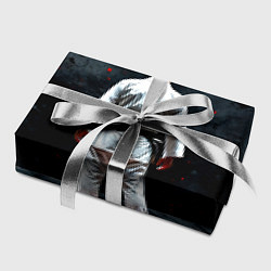 Бумага для упаковки Айкидоист на черном, цвет: 3D-принт — фото 2