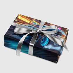 Бумага для упаковки ВМБ неоновый свет, цвет: 3D-принт — фото 2