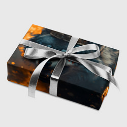 Бумага для упаковки Злой волк в огне, цвет: 3D-принт — фото 2