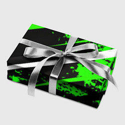 Бумага для упаковки Color black and green, цвет: 3D-принт — фото 2