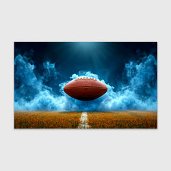 Бумага для упаковки Мяч для американского футбола синий дым, цвет: 3D-принт