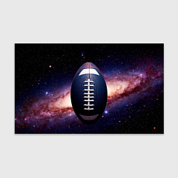 Бумага для упаковки Мяч для регби в космосе, цвет: 3D-принт