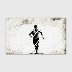 Бумага для упаковки Спринтер на белом, цвет: 3D-принт