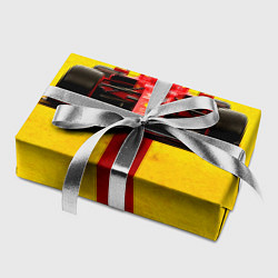 Бумага для упаковки Формула 1 на желтом, цвет: 3D-принт — фото 2