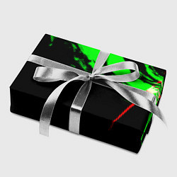 Бумага для упаковки Color black green red, цвет: 3D-принт — фото 2