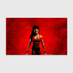 Бумага для упаковки Фитоняшка в красном, цвет: 3D-принт