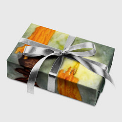 Бумага для упаковки Две горящие свечи в темноте, цвет: 3D-принт — фото 2