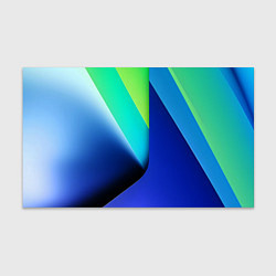 Бумага для упаковки Color blue green, цвет: 3D-принт