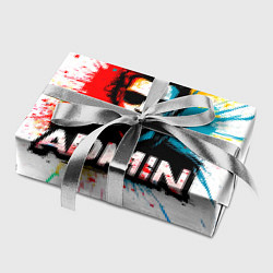 Бумага для упаковки Админ на белом, цвет: 3D-принт — фото 2