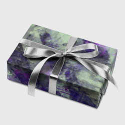 Бумага для упаковки Абстракция - atomic violet in green, цвет: 3D-принт — фото 2