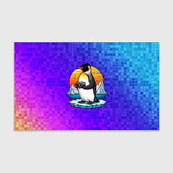 Бумага для упаковки Пингвин с фотоаппаратом, цвет: 3D-принт