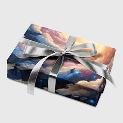 Бумага для упаковки Космическая галактика - нейроарт фантазия, цвет: 3D-принт — фото 2